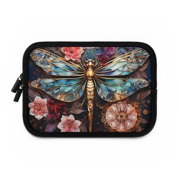 Dragonfly Laptop Sleeve, Laptop Sleeve w/ Zipper, Travel Sleeve for Computer - Picture 7 of 10